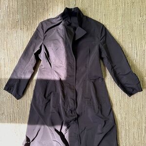 SOLD! Jil Sander Lightweight Rain Trench Nylon Dark Brown Trench